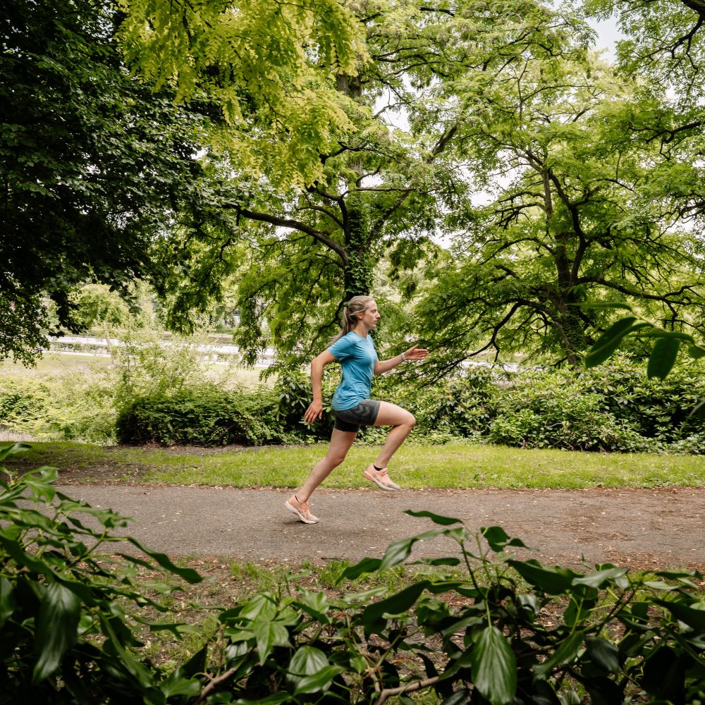 Hardloopcoaching Hardloper in actie